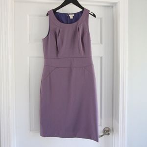 NWOT Purple Spring Suiting Dress = Sz 6